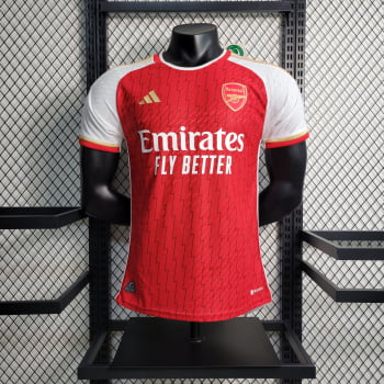 Camisa Arsenal I 23/24 Versão Jogador + Personalização Grátis