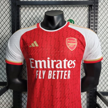 Camisa Arsenal I 23/24 Versão Jogador + Personalização Grátis