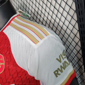 Camisa Arsenal I 23/24 Versão Jogador + Personalização Grátis