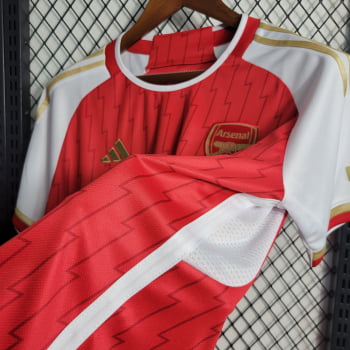 Camisa Arsenal I 23/24 Versão Torcedor + Personalização Grátis