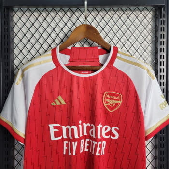Camisa Arsenal I 23/24 Versão Torcedor + Personalização Grátis