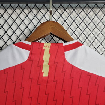 Camisa Arsenal I 23/24 Versão Torcedor + Personalização Grátis