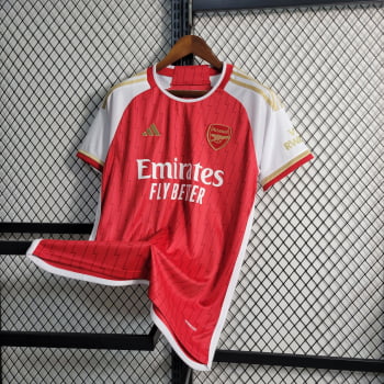 Camisa Arsenal I 23/24 Versão Torcedor + Personalização Grátis