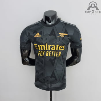 Camisa Arsenal II 22/23 Versão Jogador + Personalização Grátis