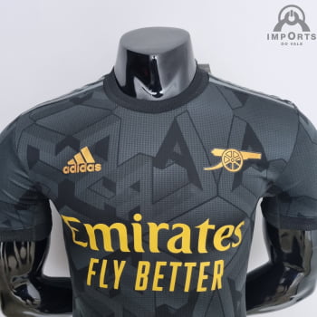 Camisa Arsenal II 22/23 Versão Jogador + Personalização Grátis