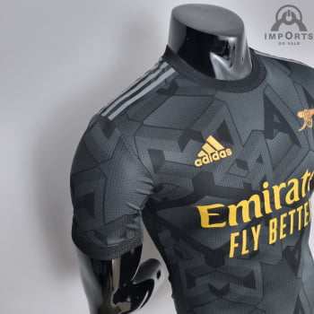 Camisa Arsenal II 22/23 Versão Jogador + Personalização Grátis