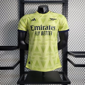 Camisa Arsenal II 23/24 Versão Jogador + Personalização Grátis