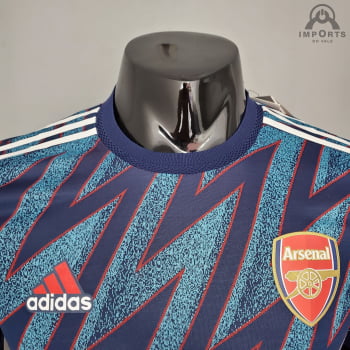 Camisa Arsenal III 21/22 Versão Jogador + Personalização Grátis