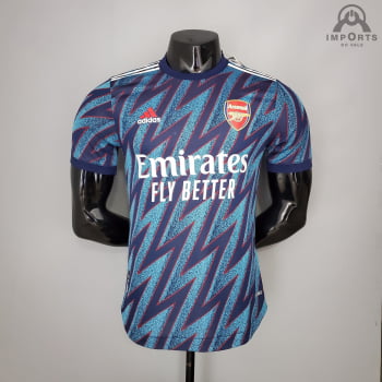 Camisa Arsenal III 21/22 Versão Jogador + Personalização Grátis