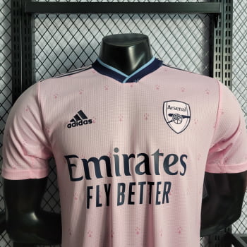 Camisa Arsenal III 22/23 Versão Jogador + Personalização Grátis 