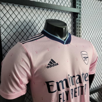 Camisa Arsenal III 22/23 Versão Jogador + Personalização Grátis 