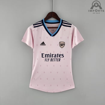 Camisa Arsenal III 22/23 Versão Feminina + Personalização Grátis