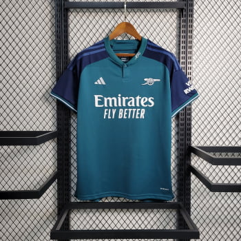 Camisa Arsenal III 23/24 Versão Torcedor + Personalização Grátis