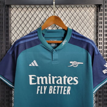 Camisa Arsenal III 23/24 Versão Torcedor + Personalização Grátis