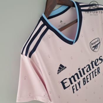 Camisa Arsenal lll 22/23 Versão Torcedor + Personalização Grátis