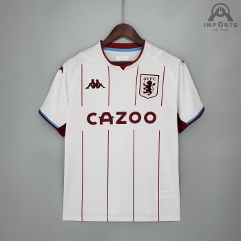 Camisa Aston Vila II 21/22 Versão Torcedor + Personalização Grátis