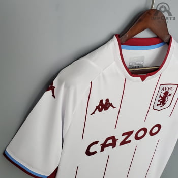 Camisa Aston Vila II 21/22 Versão Torcedor + Personalização Grátis