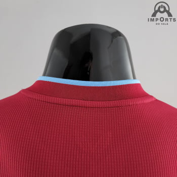 Camisa Aston Villa I 22/23 Versão Jogador + Personalização Grátis 