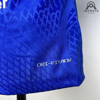 Camisa Atlético de Madrid 23/24 II Versão Jogador Ed. Comemorativa 120 anos + Patrocínios + Personalização Grátis