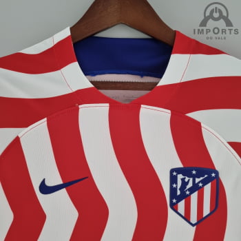 Camisa Atlético de Madrid I 22/23 Versão Torcedor + Personalização Grátis