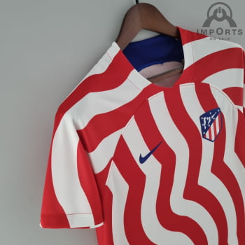 Camisa Atlético de Madrid I 22/23 Versão Torcedor + Personalização Grátis