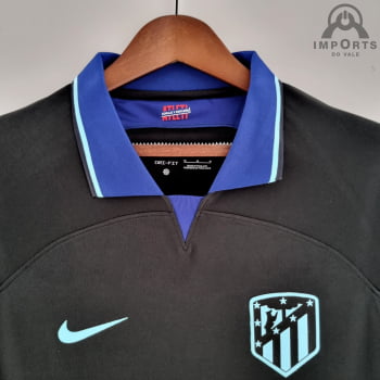 Camisa Atlético de Madrid II 22/23 Versão Torcedor + Personalização Grátis