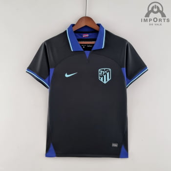 Camisa Atlético de Madrid II 22/23 Versão Torcedor + Personalização Grátis