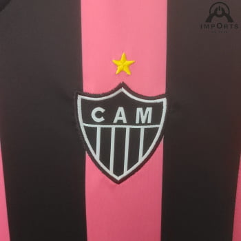 Camisa Atlético Mineiro 22/23 Versão Feminina Ed. Especial Rosa + Personalização Grátis