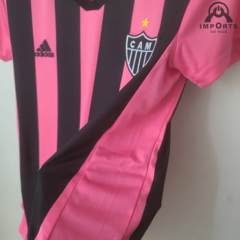 Camisa Atlético Mineiro 22/23 Versão Feminina Ed. Especial Rosa + Personalização Grátis