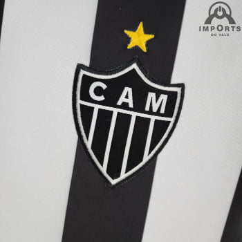 Camisa Atlético Mineiro I 22/23 Versão Feminina + Personalização Grátis Camisa Atlético Mineiro I 22/23 Versão Feminina + Personalização Grátis