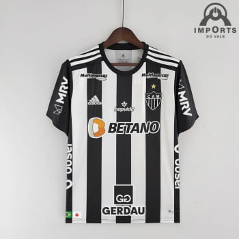 Camisa Atlético Mineiro I 22/23 Versão Torcedor + Patrocínios + Personalização Grátis