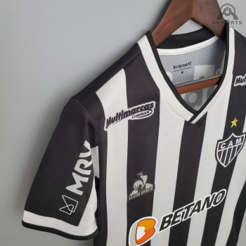 Camisa Atlético Mineiro I 21/22 Versão Feminina + Patrocínios + Personalização Grátis