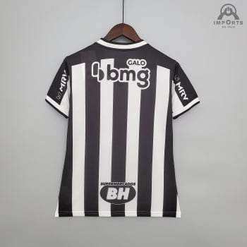 Camisa Atlético Mineiro I 21/22 Versão Feminina + Patrocínios + Personalização Grátis
