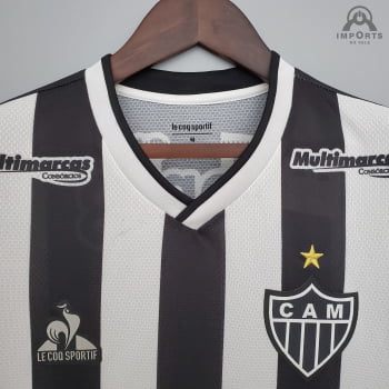 Camisa Atlético Mineiro I 21/22 Versão Feminina + Patrocínios + Personalização Grátis