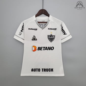 Camisa Atlético Mineiro II 21/22 Versão Feminina + Patrocínios + Personalização Grátis