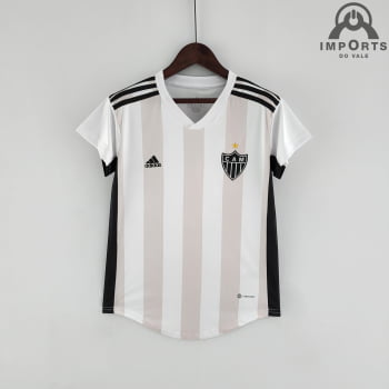 Camisa Atlético Mineiro II 22/23 Versão Feminina + Personalização Grátis Camisa Atlético Mineiro II 22/23 Versão Feminina + Personalização Grátis