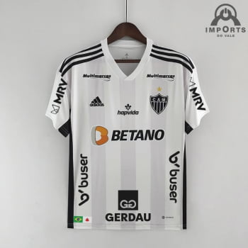 Camisa Atlético Mineiro II 22/23 Versão Torcedor + Patrocínios + Personalização Grátis