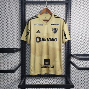Camisa Atlético Mineiro III 22/23 Versão Torcedor + Patrocínios + Personalização Grátis Camisa Atlético Mineiro III 22/23 Versão Torcedor + Patrocínios + Personalização Grátis