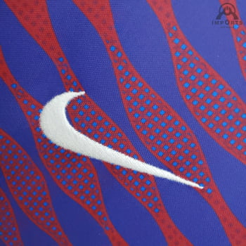 Camisa Barcelona 21/22 Treino - Azul/vermelho/branco