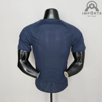 Camisa Barcelona 22/23 Versão Jogador Ed. Especial Ciano + Personalização Grátis