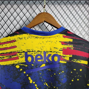 Camisa Barcelona 22/23 Versão Torcedor Ed. Especial Grafite + Personalização Grátis