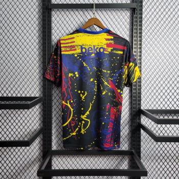 Camisa Barcelona 22/23 Versão Torcedor Ed. Especial Grafite + Personalização Grátis