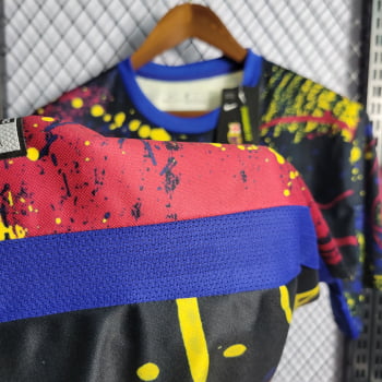 Camisa Barcelona 22/23 Versão Torcedor Ed. Especial Grafite + Personalização Grátis