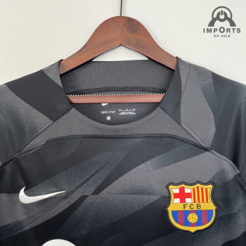 Camisa Barcelona 23/24 Goleiro + Personalização Grátis