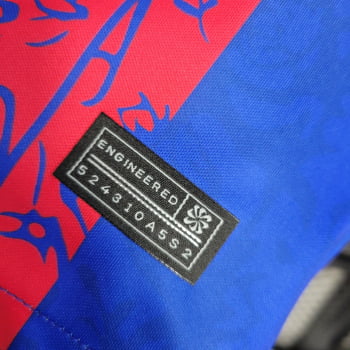 Camisa Barcelona 23/24 Treino - Azul/vermelha