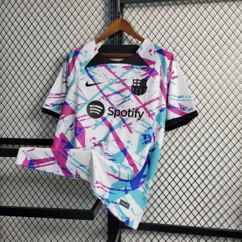 Camisa Barcelona 23/24 Treino - Branca
