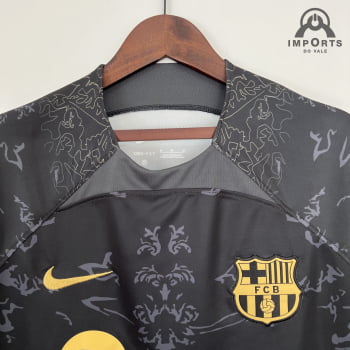 Camisa Barcelona 23/24 Treino - Cinza