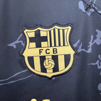 Camisa Barcelona 23/24 Treino - Cinza