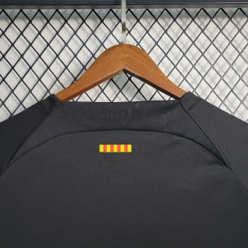 Camisa Barcelona 23/24 Treino - Preta 