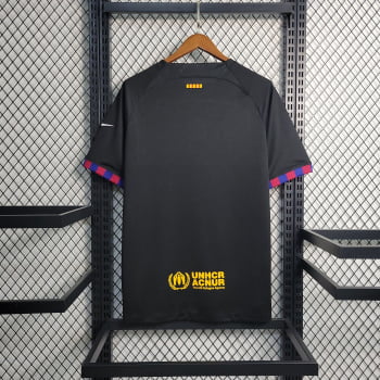 Camisa Barcelona 23/24 Treino - Preta 